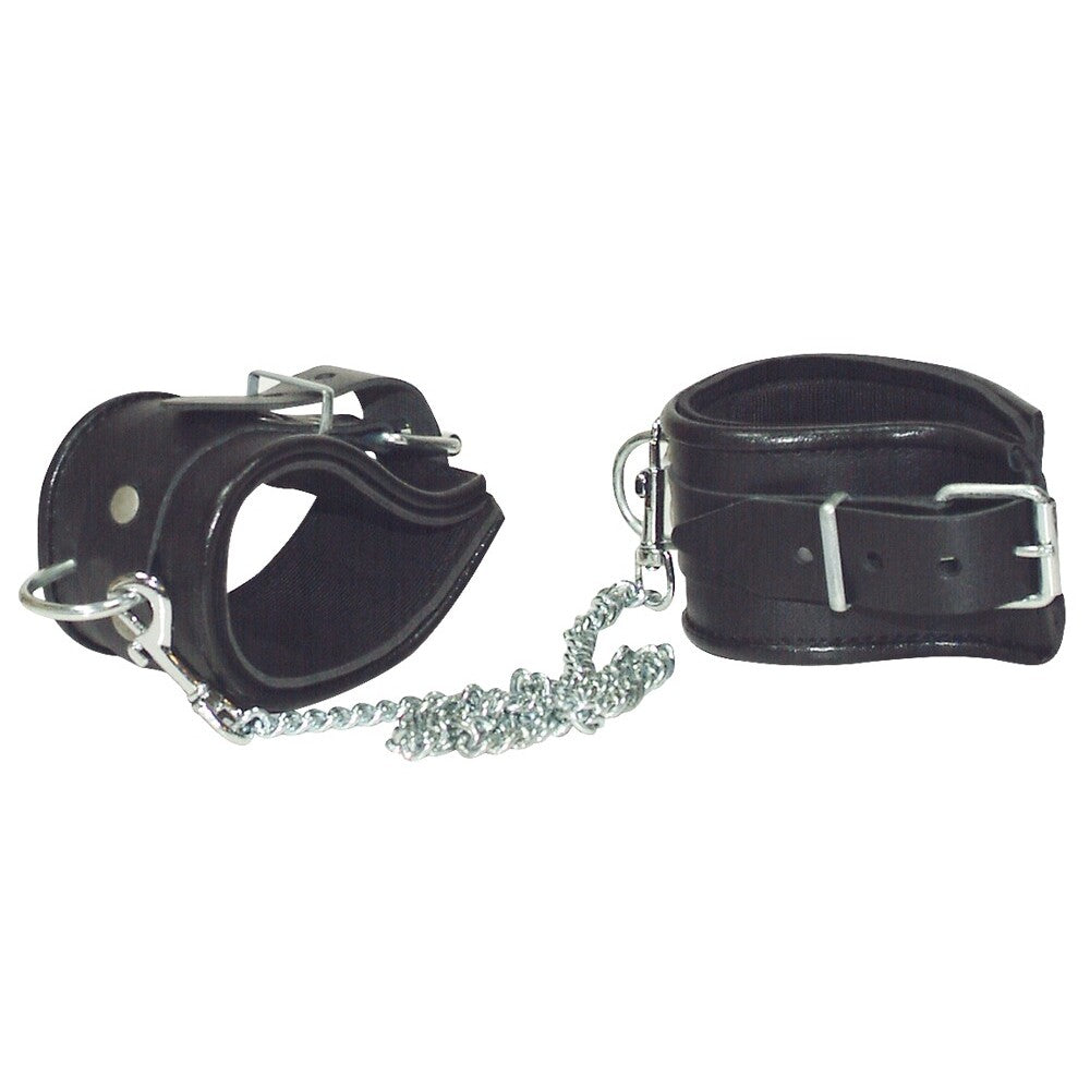 Zado Leather And Chain Ankle Leg Restraint-0