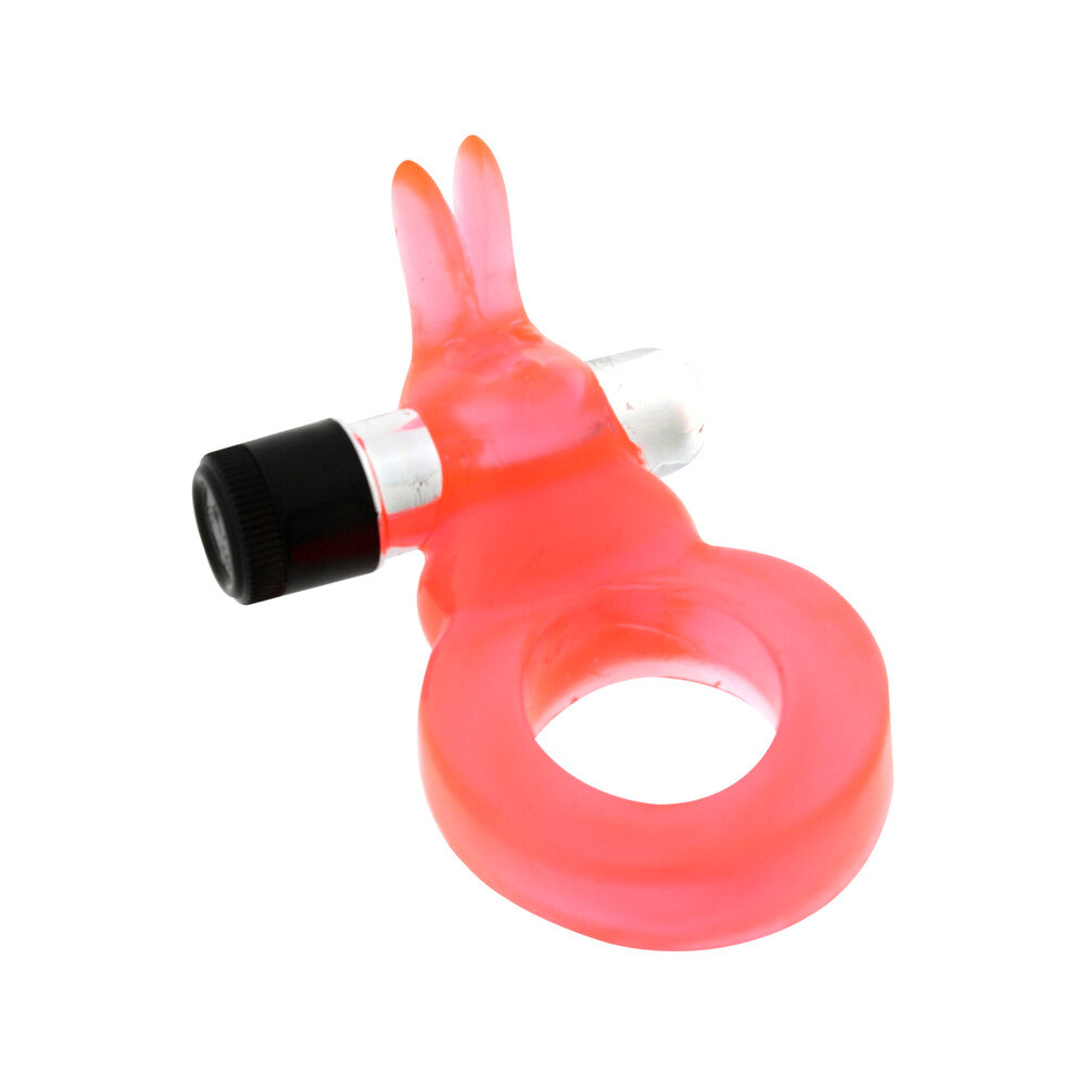 Jelly Rabbit Vibrating Cock Ring-0