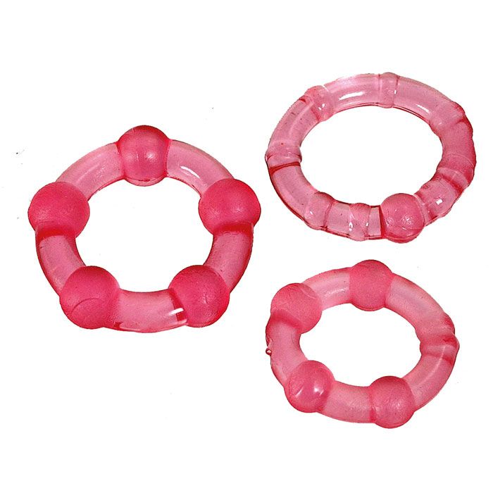 ToyJoy Stay Hard Cock Ring Set-0