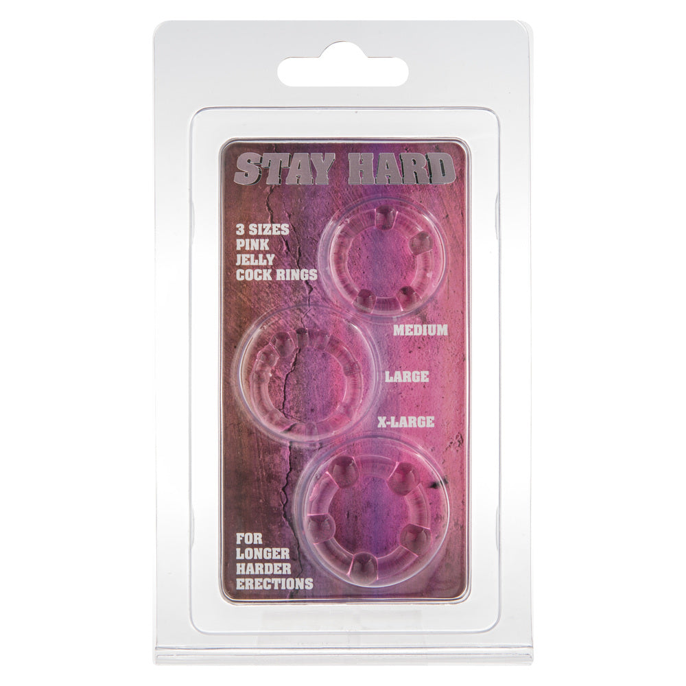 ToyJoy Stay Hard Cock Ring Set-1