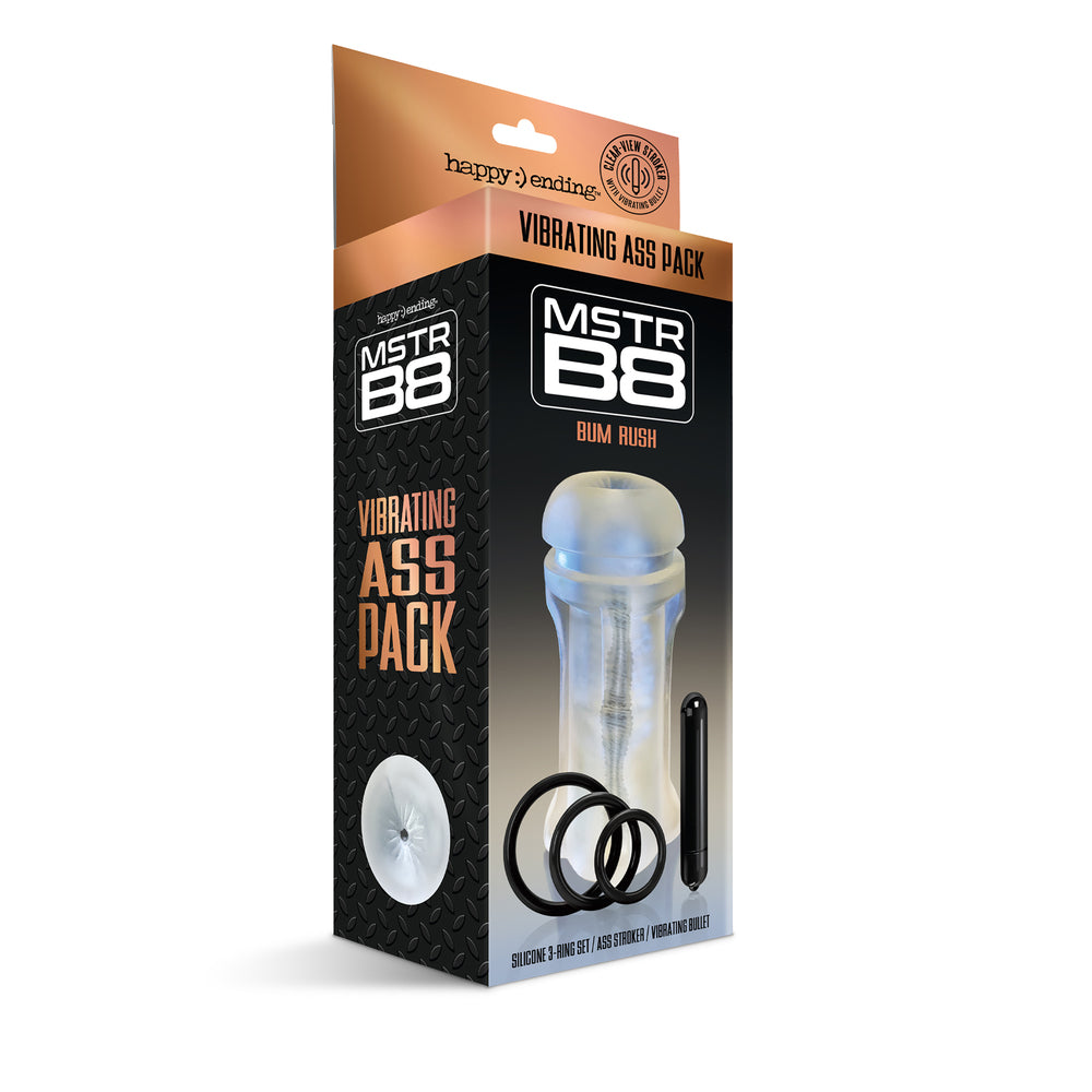 Happy Ending MSTR B8 Bum Rush Vibrating Ass Pack-3