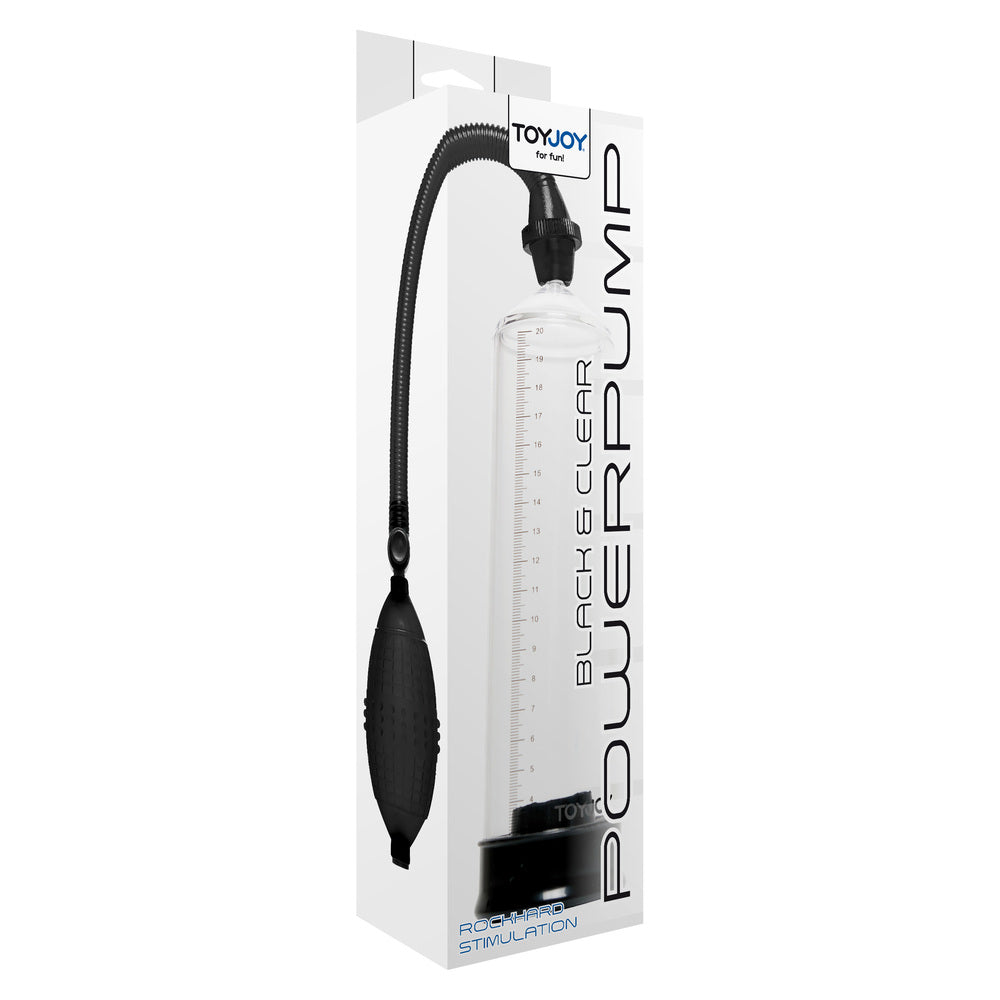 ToyJoy Rock Hard Black And Clear Penis Power Pump-1