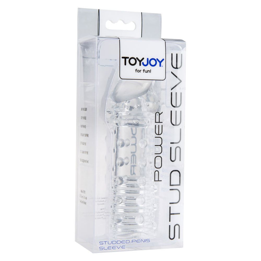 ToyJoy Power Stud Sleeve Clear-1