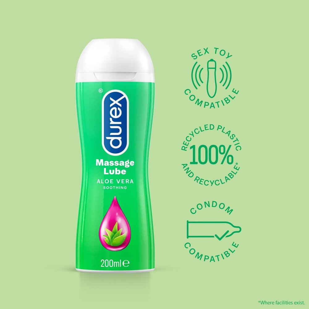 Durex Massage Lube Aloe Vera Soothing 200ml-1