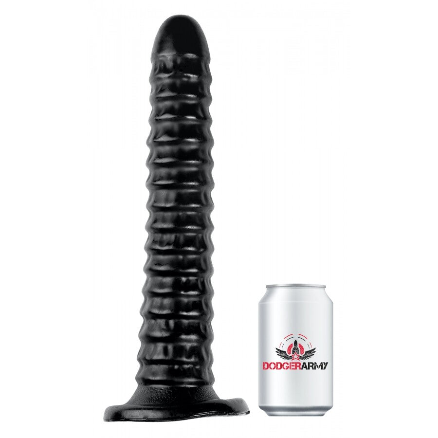 Trident Ridged Dildo Large-0