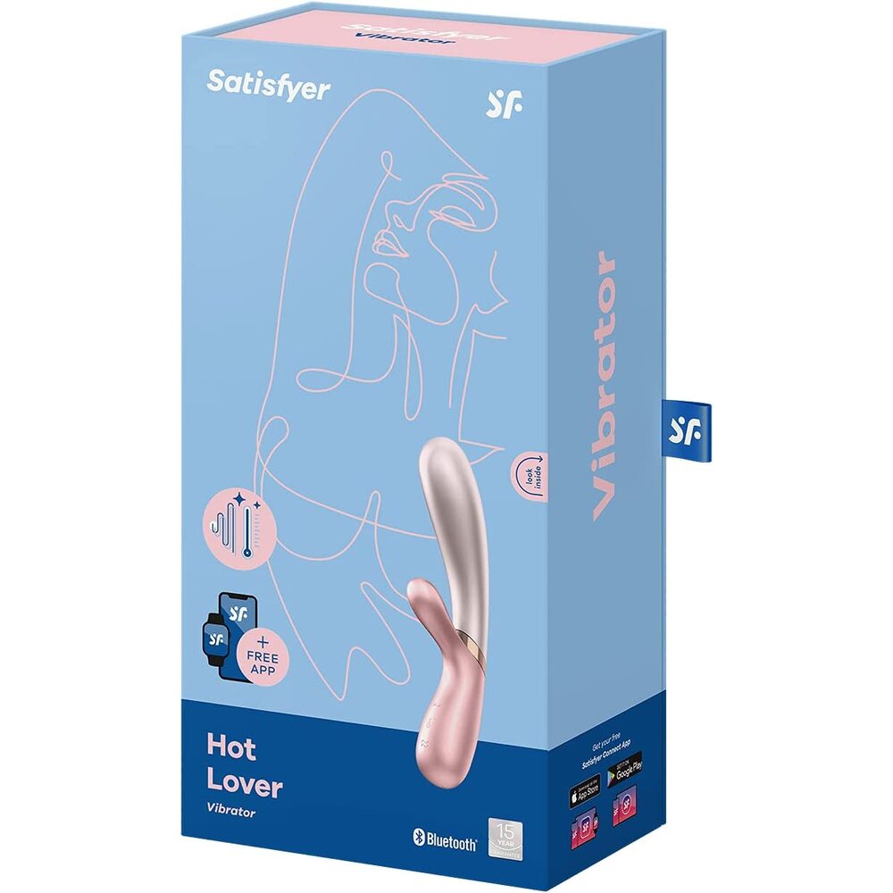 Satisfyer Hot Lover Warming Vibrator With App Control Pink-3