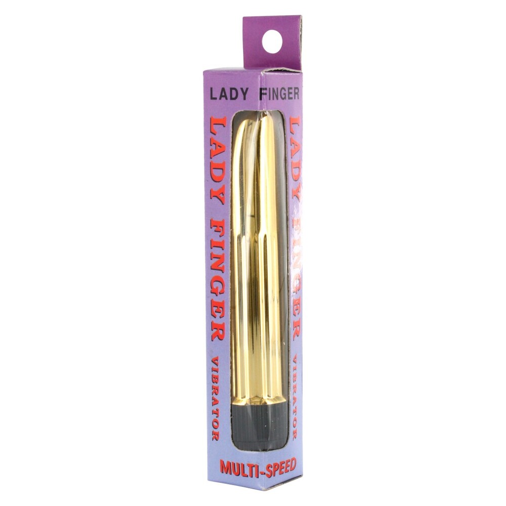 Lady Finger Mini Vibrator Gold-1