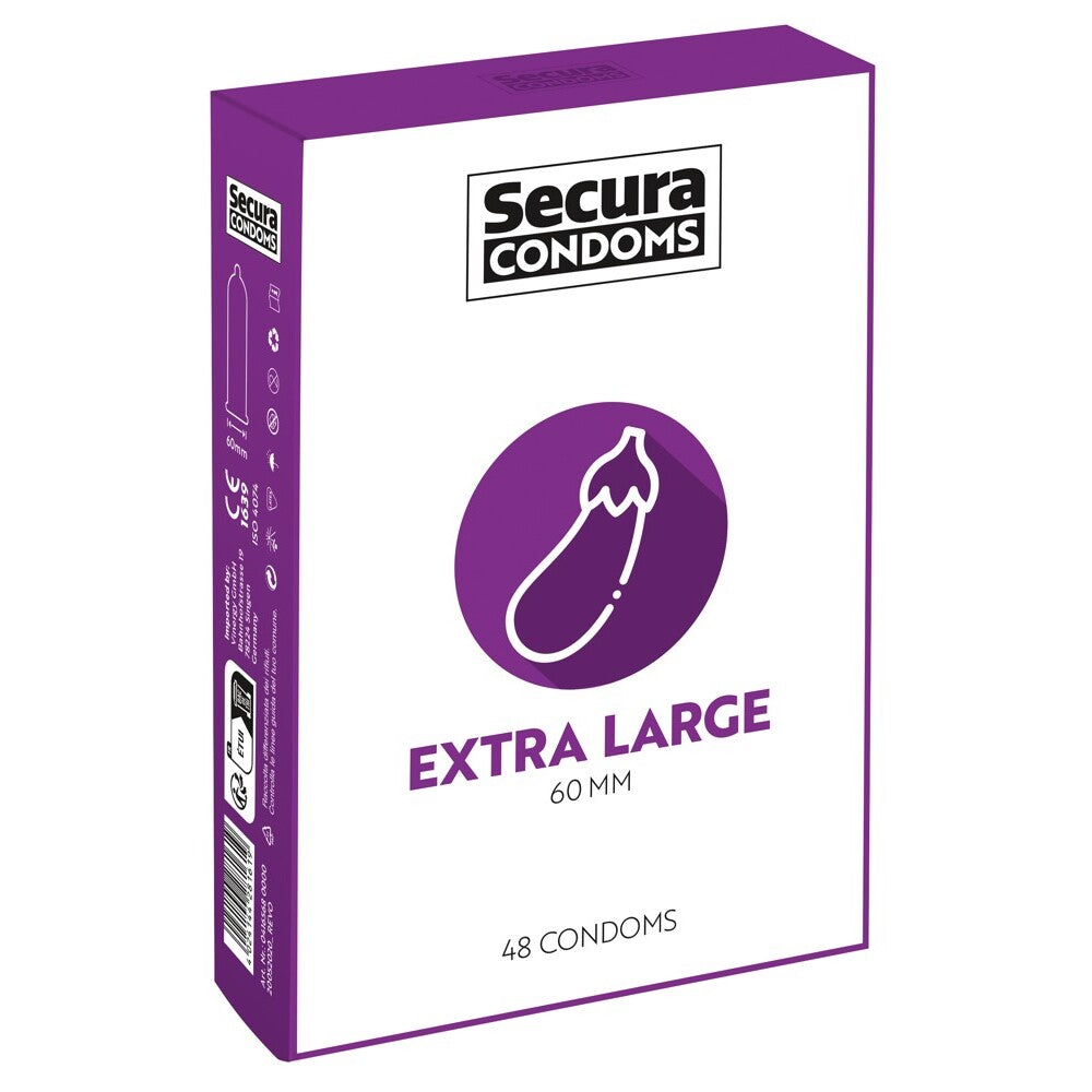 Secura Condoms 48 Pack Extra Large-0