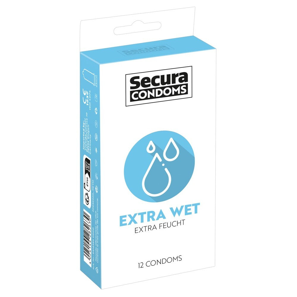 Secura Condoms 12 Pack Extra Wet-0