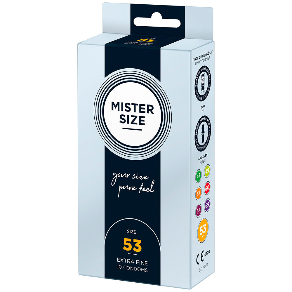Mister Size 53mm Your Size Pure Feel Condoms 10 Pack-0