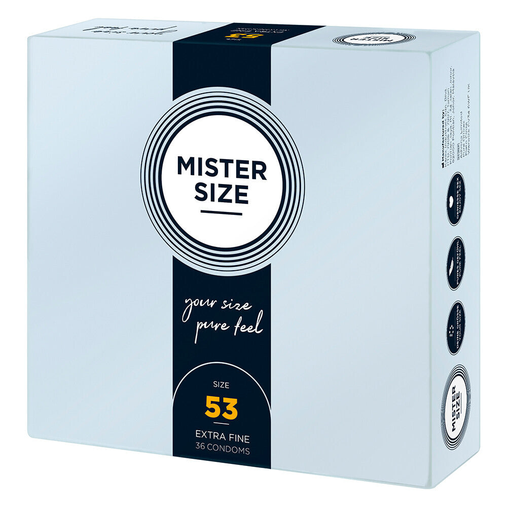 Mister Size 53mm Your Size Pure Feel Condoms 36 Pack-0