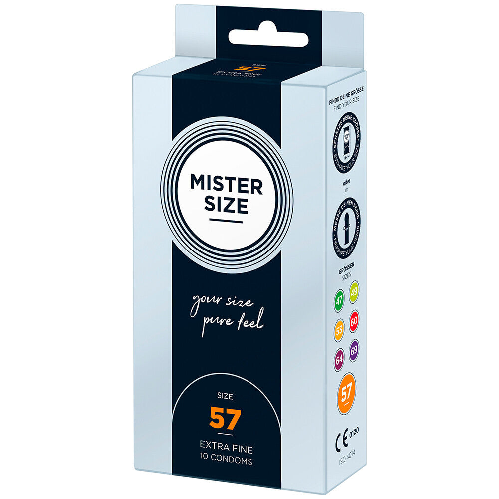 Mister Size 57mm Your Size Pure Feel Condoms 10 Pack-0