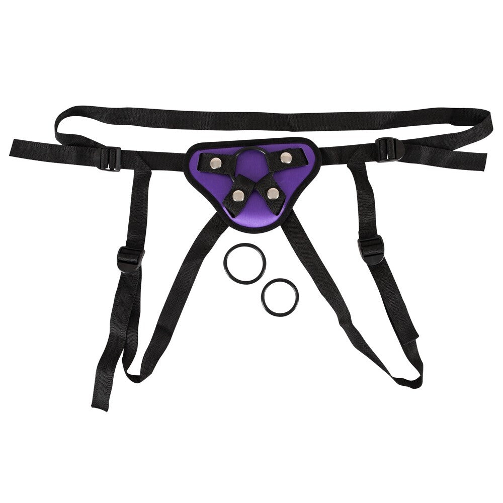 Purple And Black Universal Harness Strap On-0