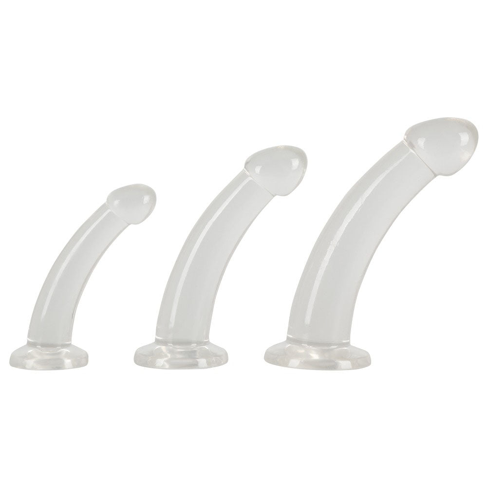 Three Piece Crystal Clear Anal Training Set-0