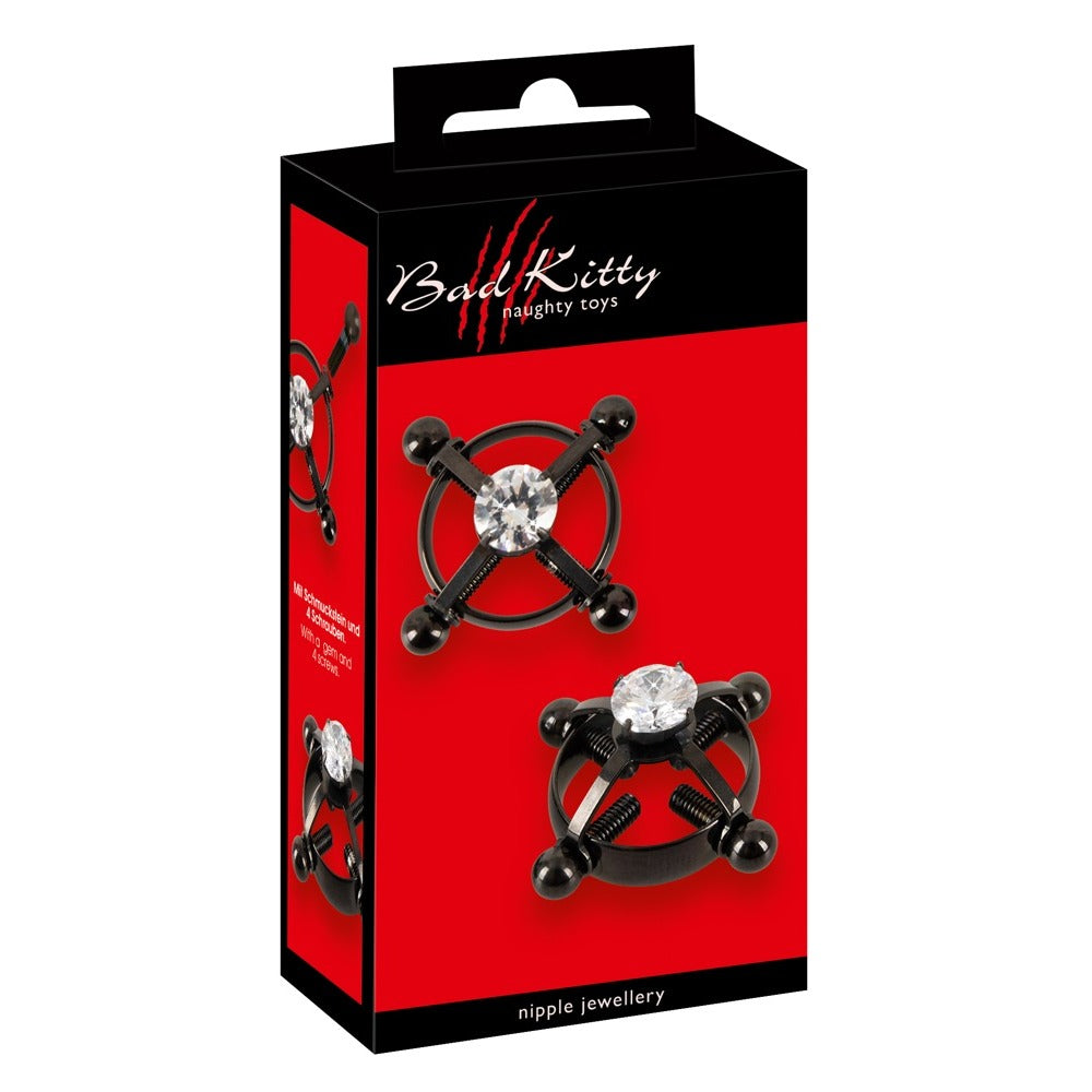 Bad Kitty Shiny Star Nipple Jewelery-3