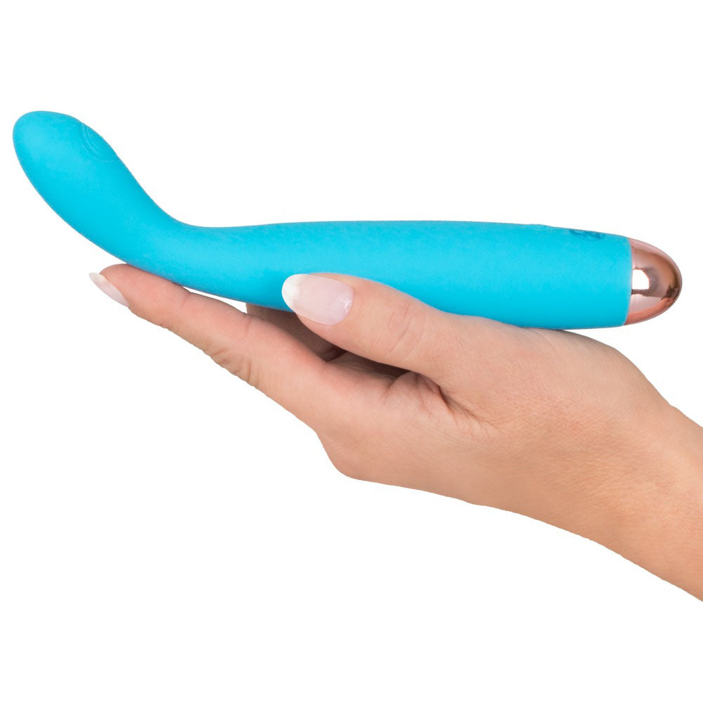 Cuties Silk Touch Rechargeable Mini Vibrator Blue-2