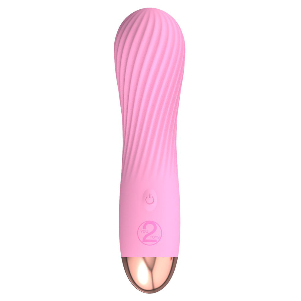 Cuties Silk Touch Rechargeable Mini Vibrator Pink-0