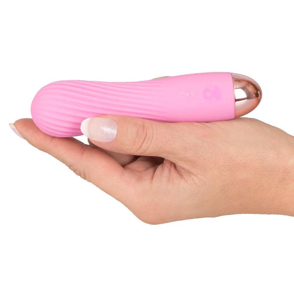 Cuties Silk Touch Rechargeable Mini Vibrator Pink-1