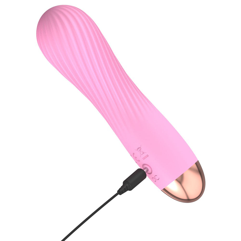 Cuties Silk Touch Rechargeable Mini Vibrator Pink-2