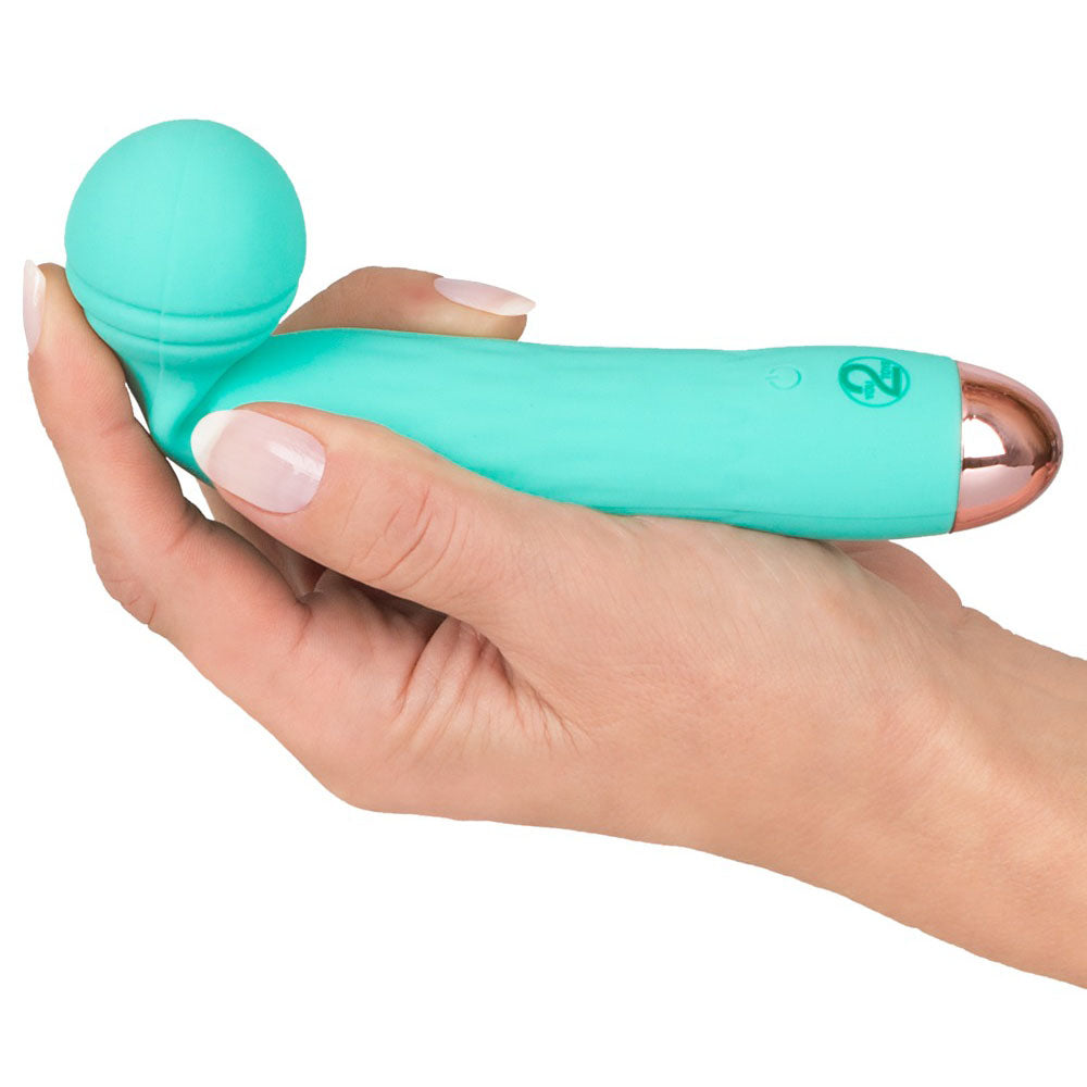 Cuties Silk Touch Rechargeable Mini Vibrator Green-2