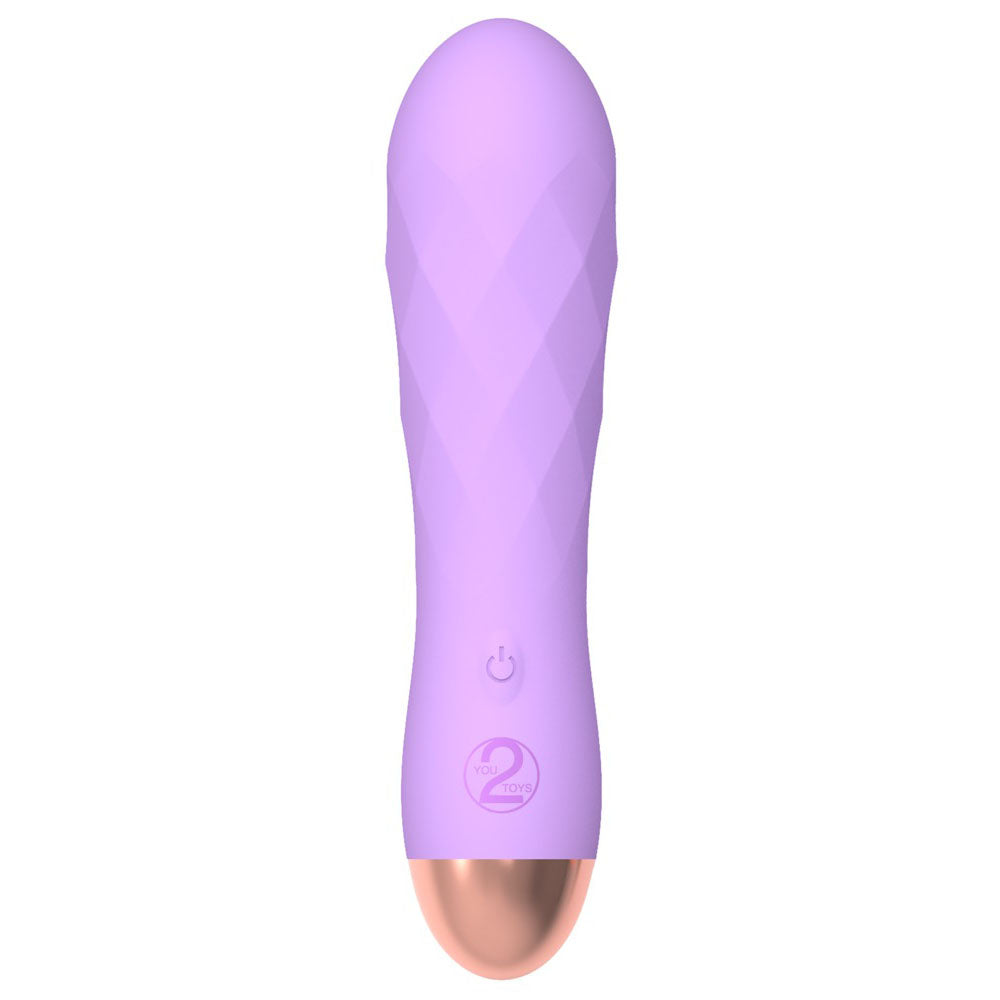 Cuties Silk Touch Rechargeable Mini Vibrator Purple-0