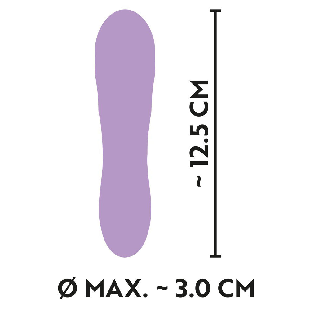 Cuties Silk Touch Rechargeable Mini Vibrator Purple-3