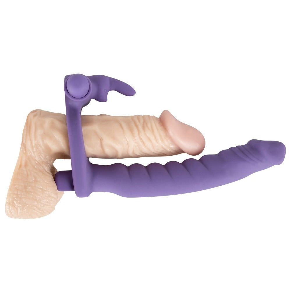 Los Analos Double Delight Vibrating Dildo And Cock Ring-1