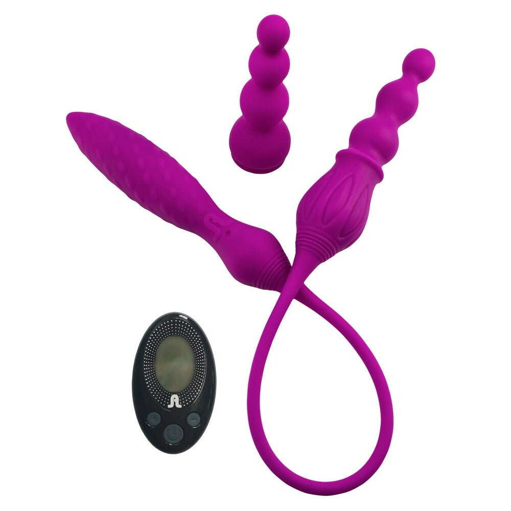 Adrien Lastic Remote Controlled 2X Double Ended Vibrator-0