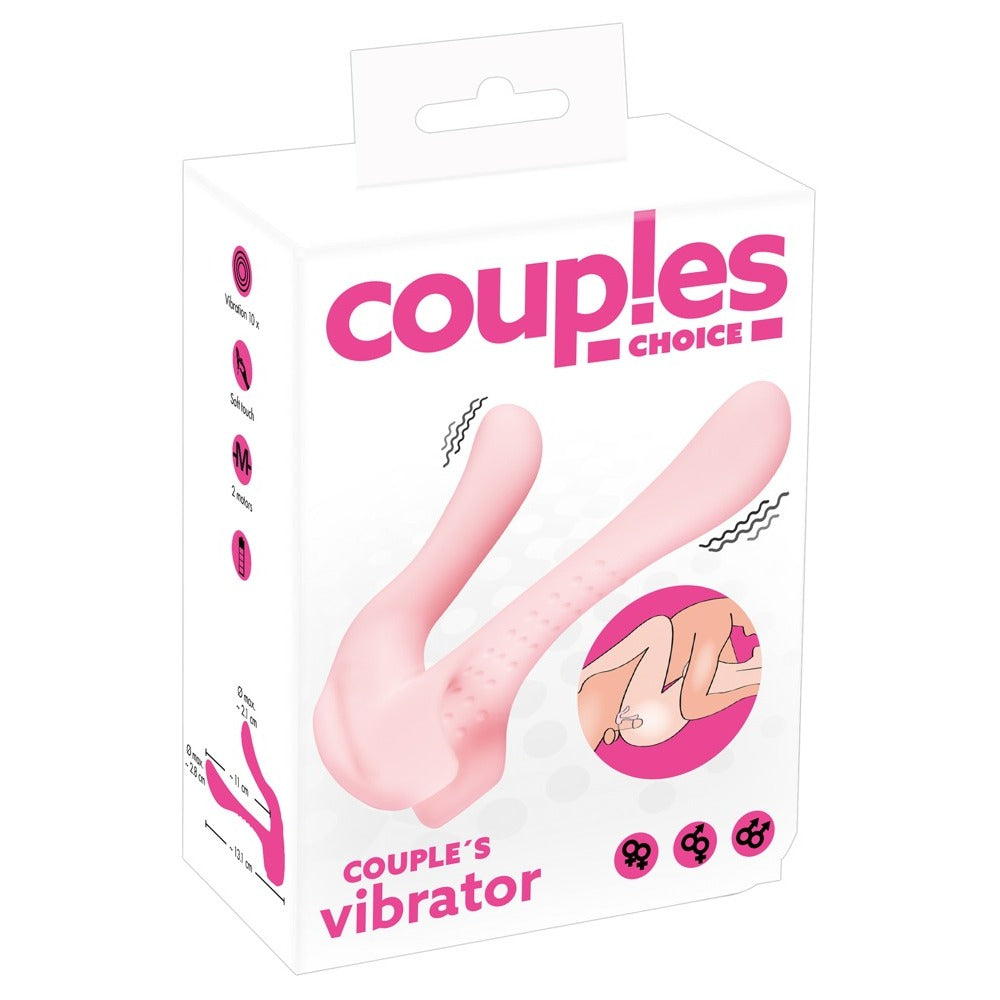 Couples Choice Rechargeable Couples Vibrator-3