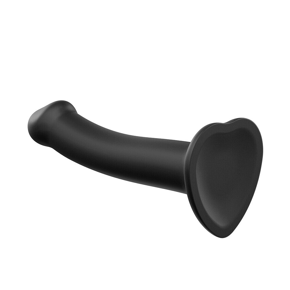 Strap On Me Silicone Dual Density Bendable Dildo Large Black-1