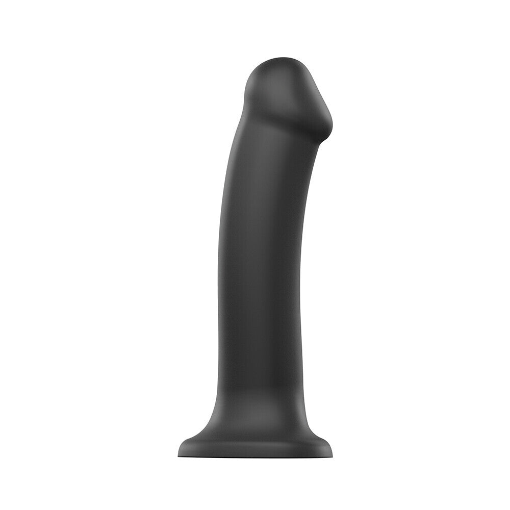 Strap On Me Silicone Dual Density Bendable Dildo XLarge Black-0