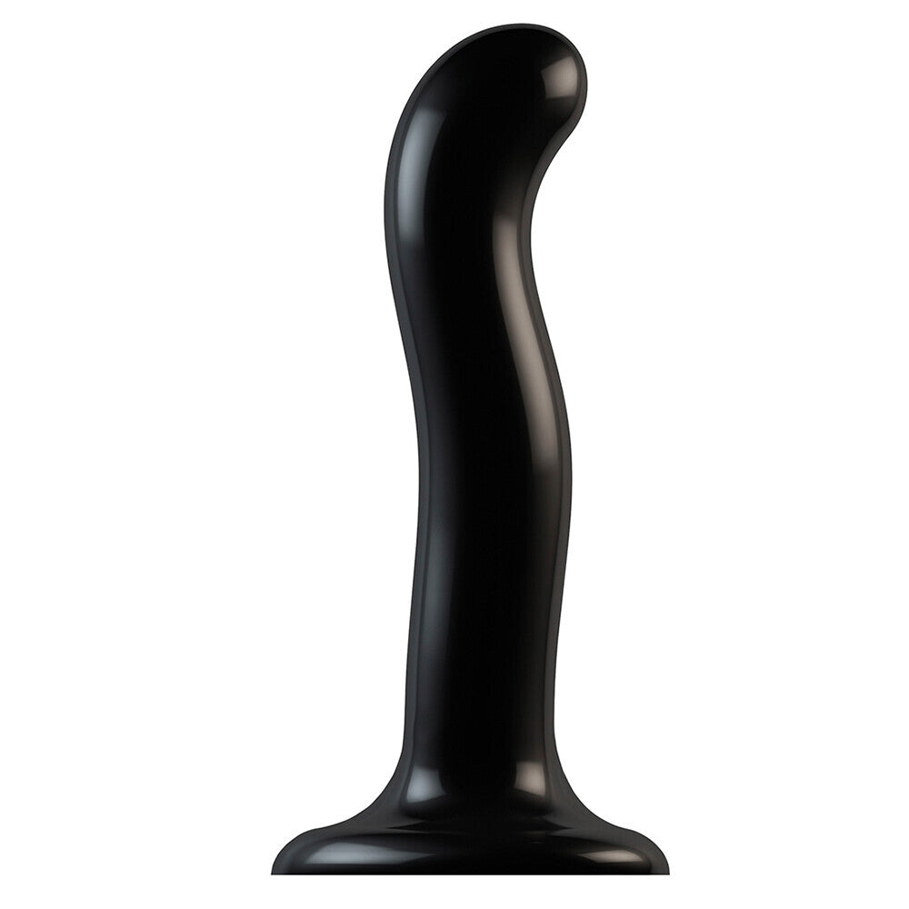 Strap On Me Prostate and G Spot Curved Dildo Medium Black-0