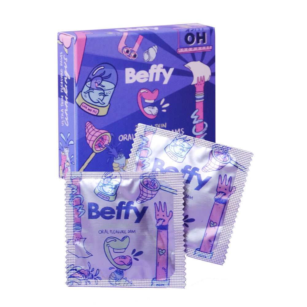 Beffy Ultra Thin Oral Pleasure Dams 2 Pieces-0