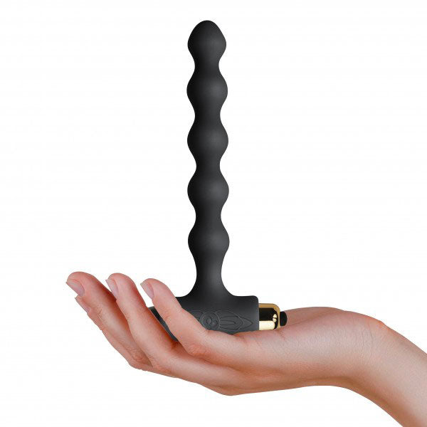 Rocks Off Pearls Petite Sensations Black Butt Plug-2