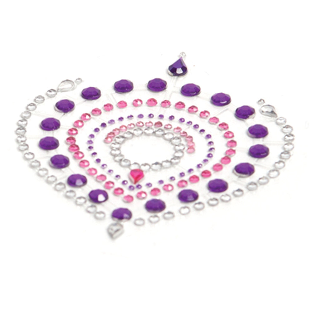 Bijoux Indiscrets Flamboyant Rhinestone Jewellery Purple Pink-3