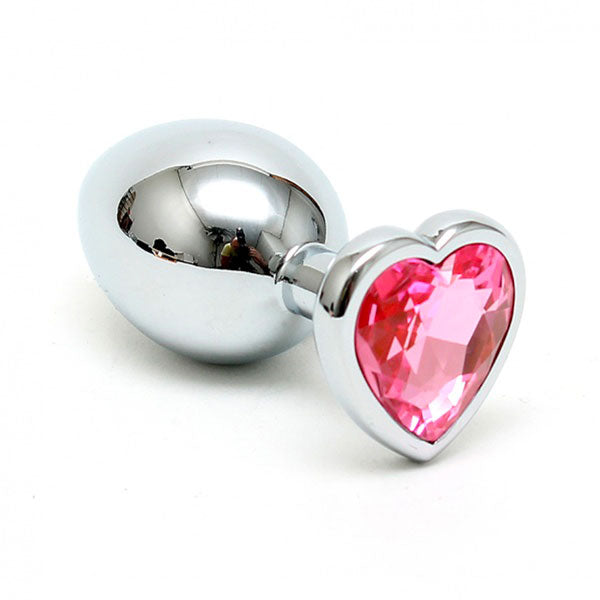 Small Butt Plug With Heart Shaped Crystal-0