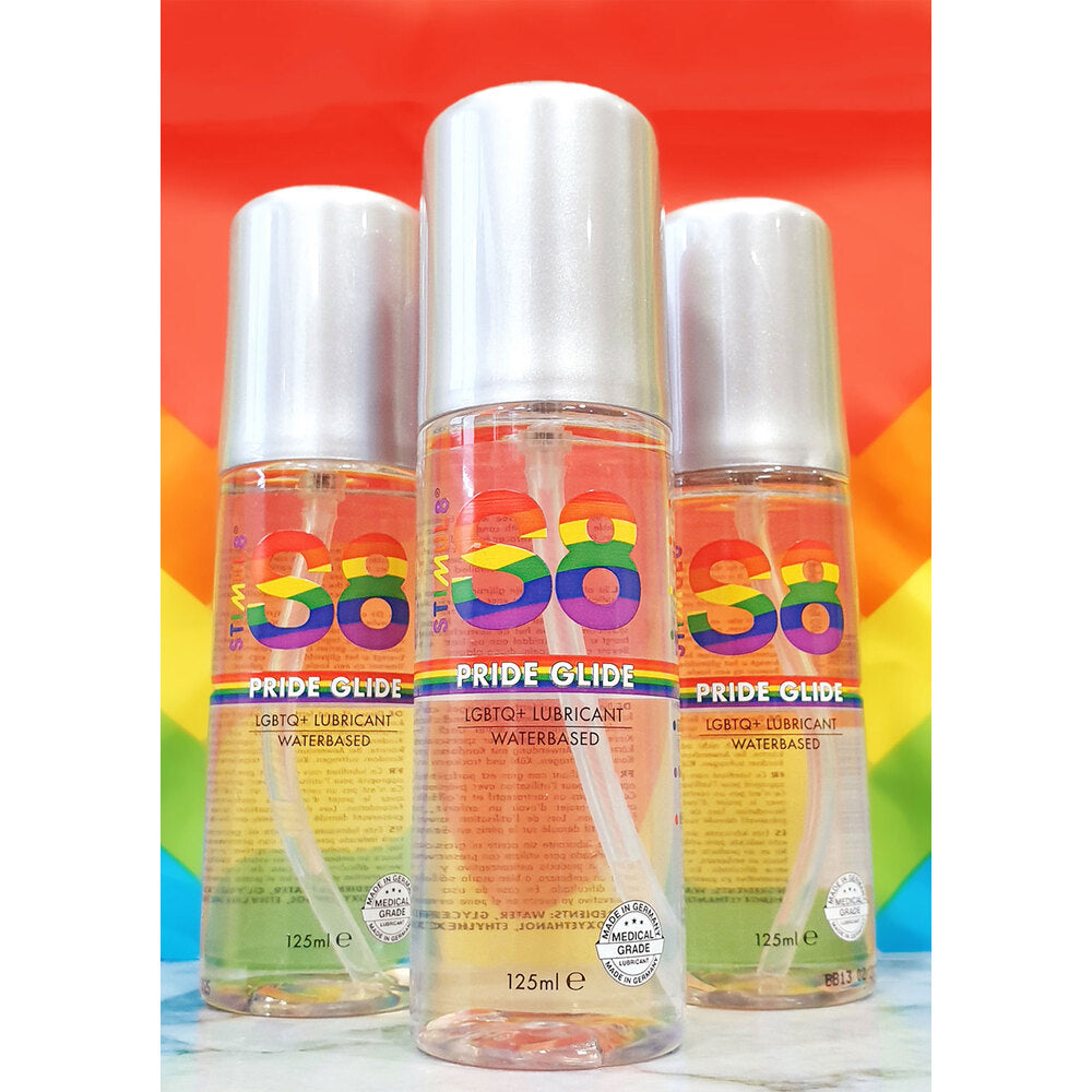 S8 Pride Glide Water Based Lubricant 125ml-2