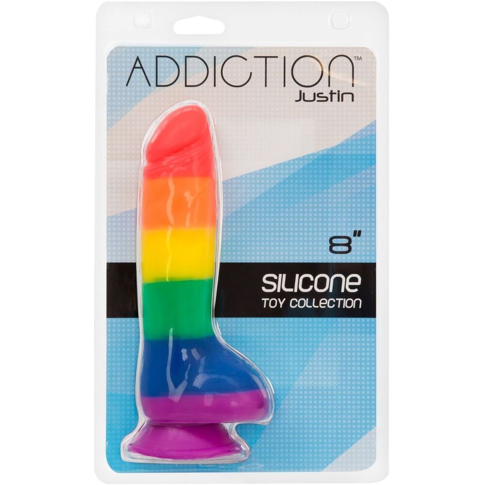 Addiction Justin 8 Inch Rainbow Dildo-2