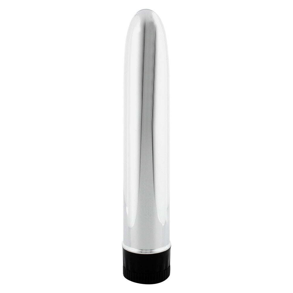 Slimline Smooth Multi Speed Vibrator Silver-0