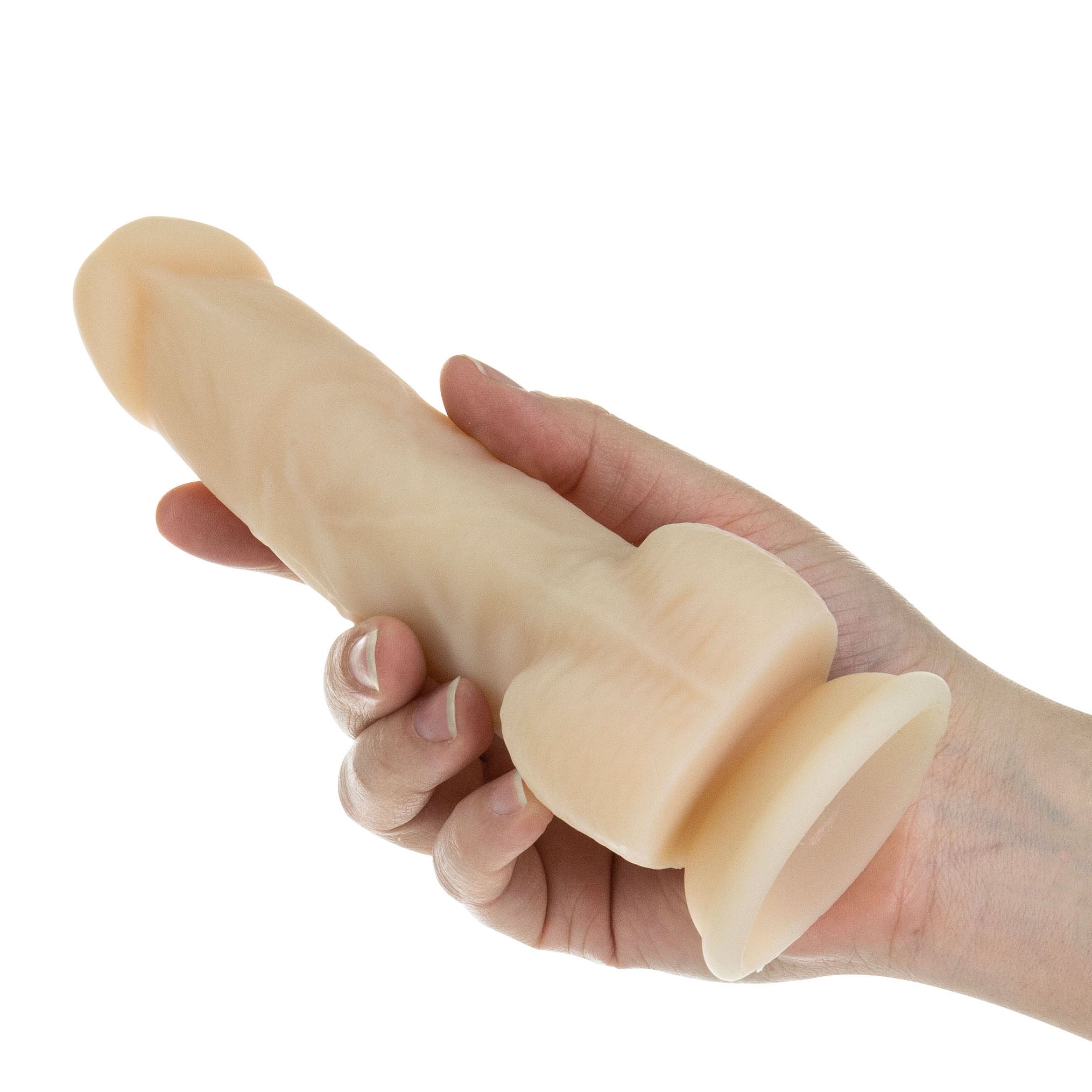 Naked Addiction 7 Inch Rotating and Vibrating Dong-1