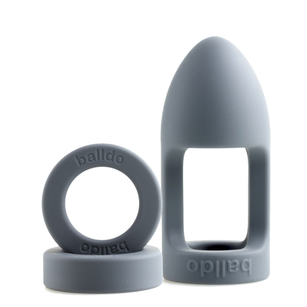 Balldo The Worlds First Ball Dildo Steel Grey-0