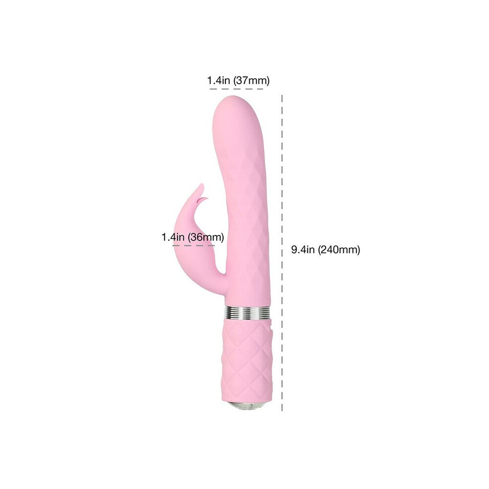 Pillow Talk Lively Rabbit Vibrator Pink-1