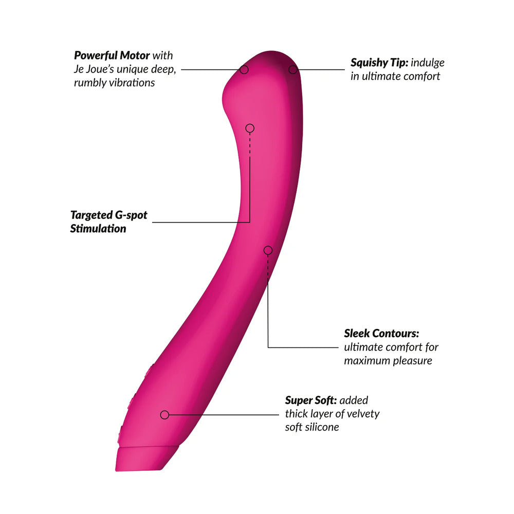 Je Joue Juno Sleek GSpot Vibrator Fuchsia-2