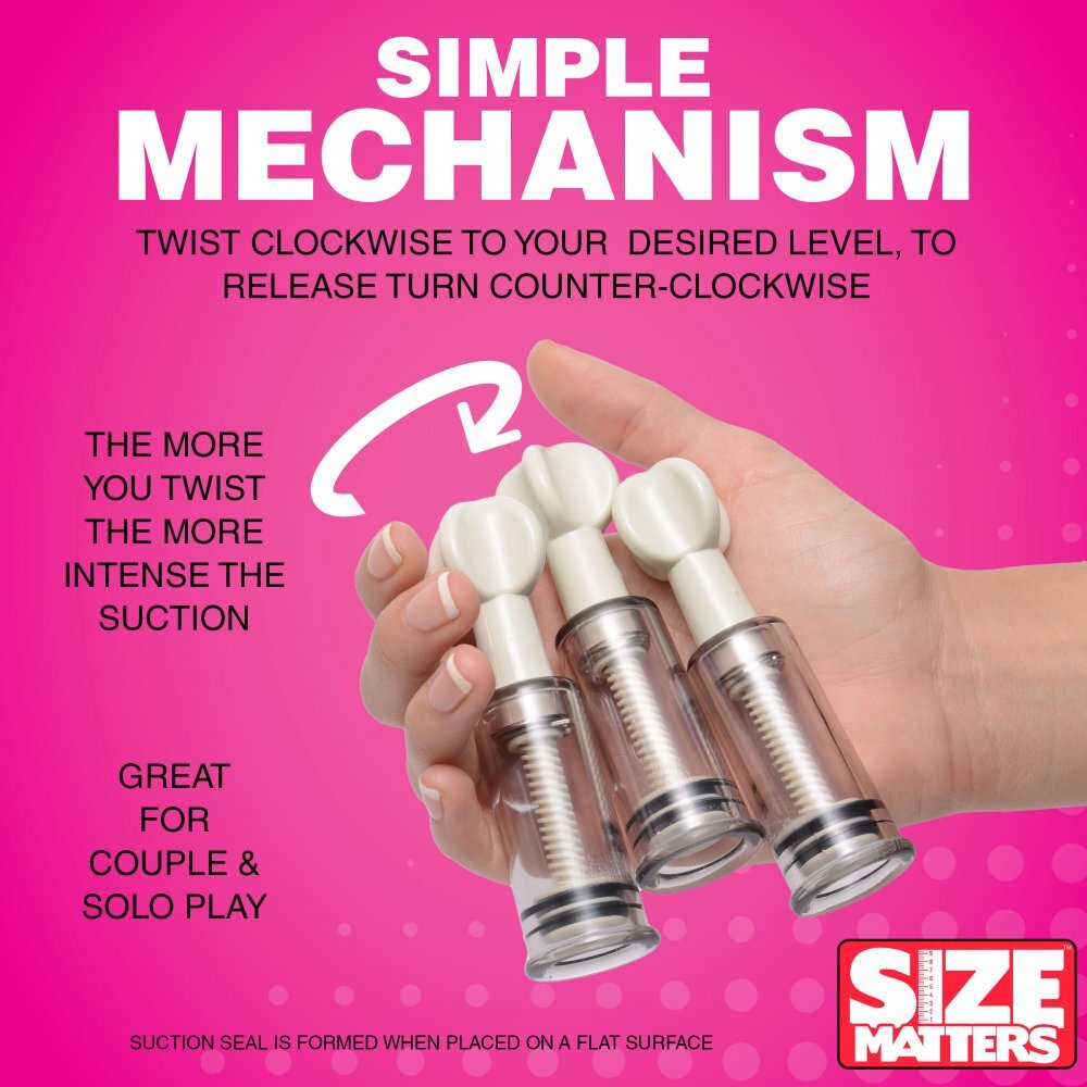 Size Matters Max Twist Clit and Nipple Triple Sucker Set-2