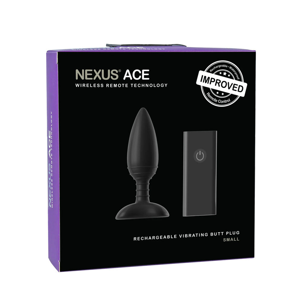 Nexus Ace Rechargeable Vibrating Butt Plug Small-3