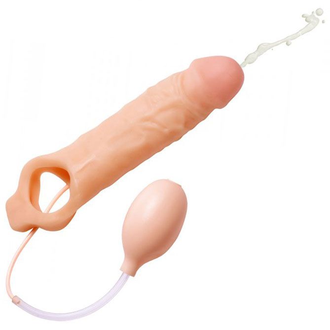 Size Matters Realistic Ejaculating Penis Sheath-0