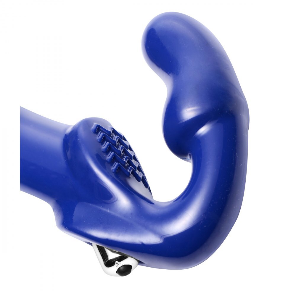 XR Revolver II Vibrating Strapless Strap On Dildo-1