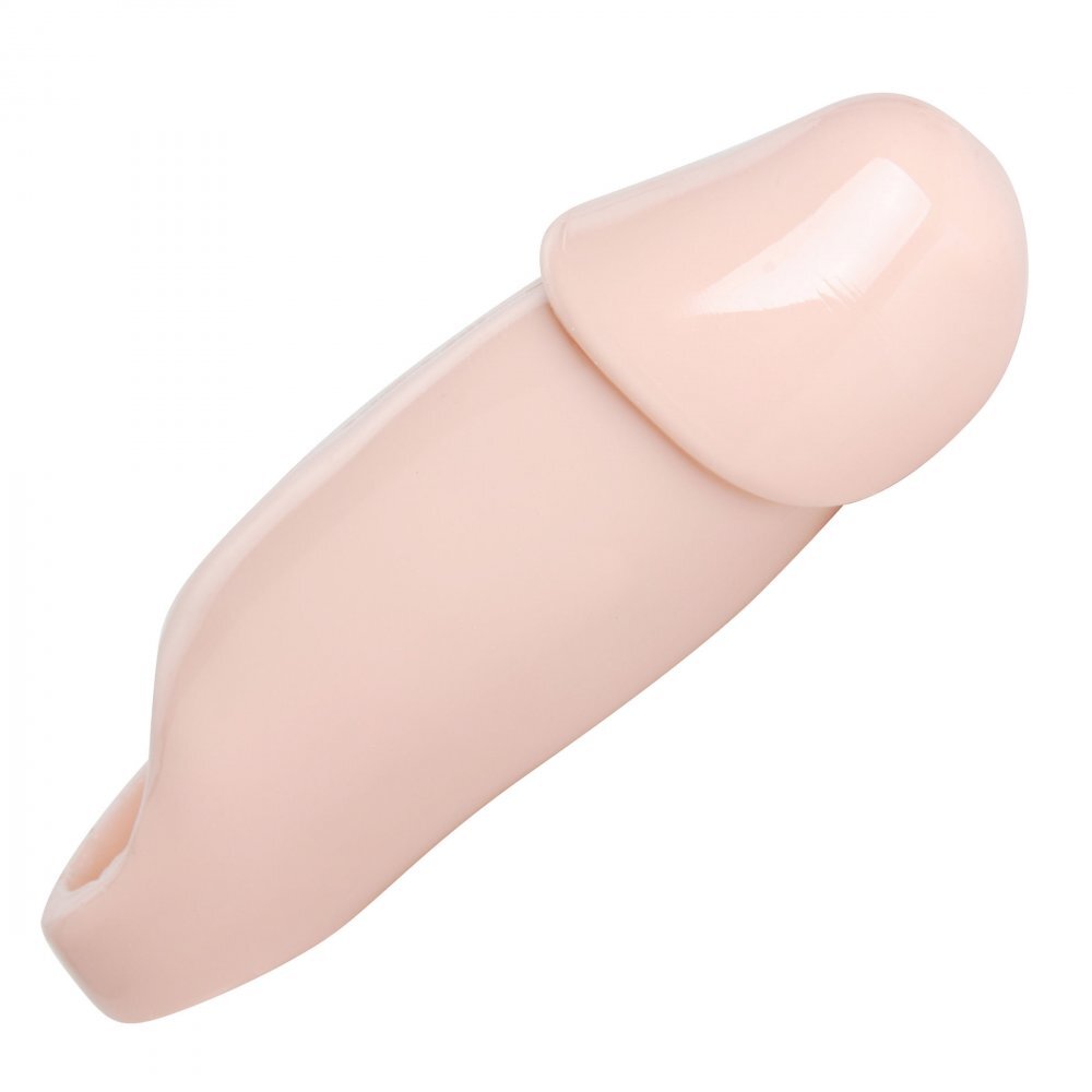 Size Matters Really Ample Wide Penis Enhancer Sheath Flesh-2