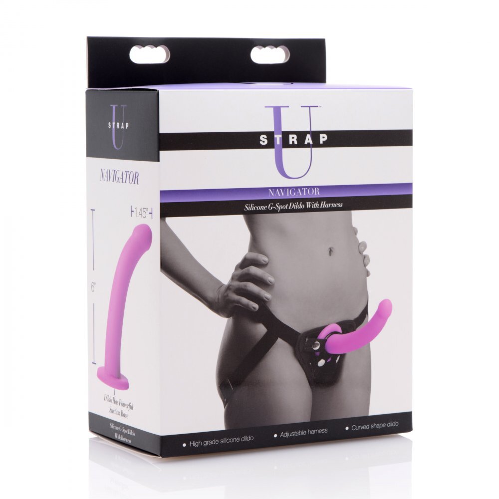 XR Navigator U Strap On GSpot Dildo and Harness-3