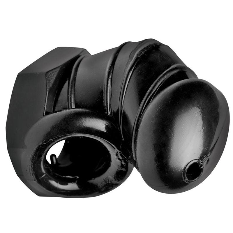 Master Series Detained Restrictive Chastity Cage With Nubs-0